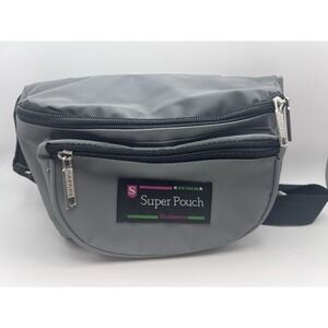 Shalamex Super Pouch Fanny Pack Grey/Gray Waist Pouch Camping Outdoor Wear EUC